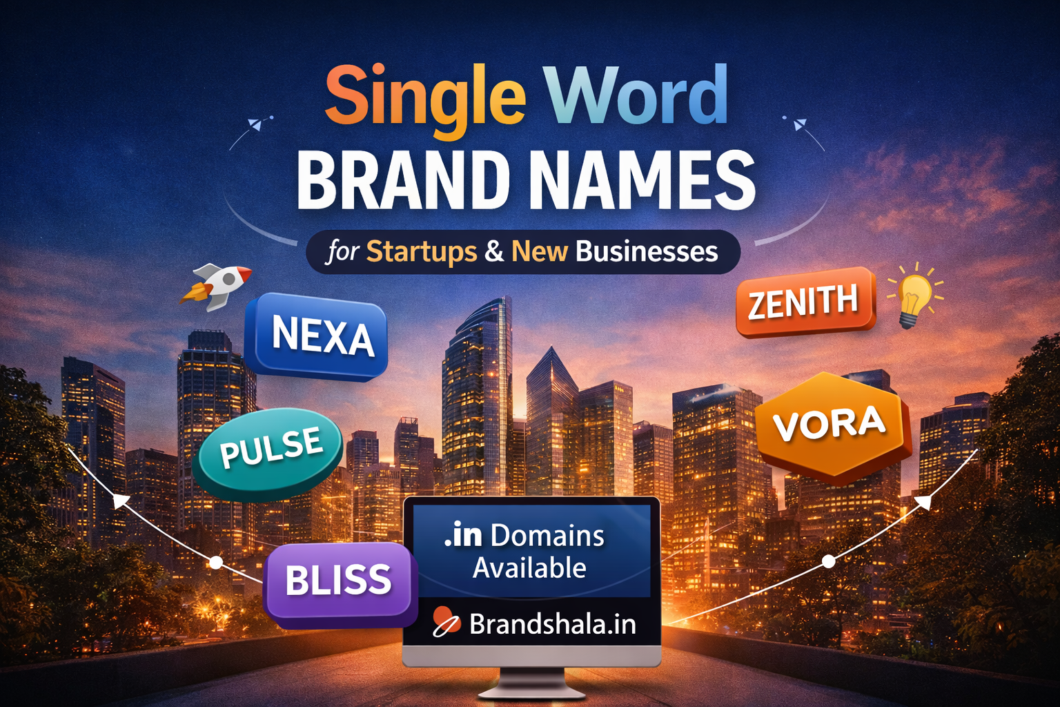 Single Word Brand Names - brandshala.in